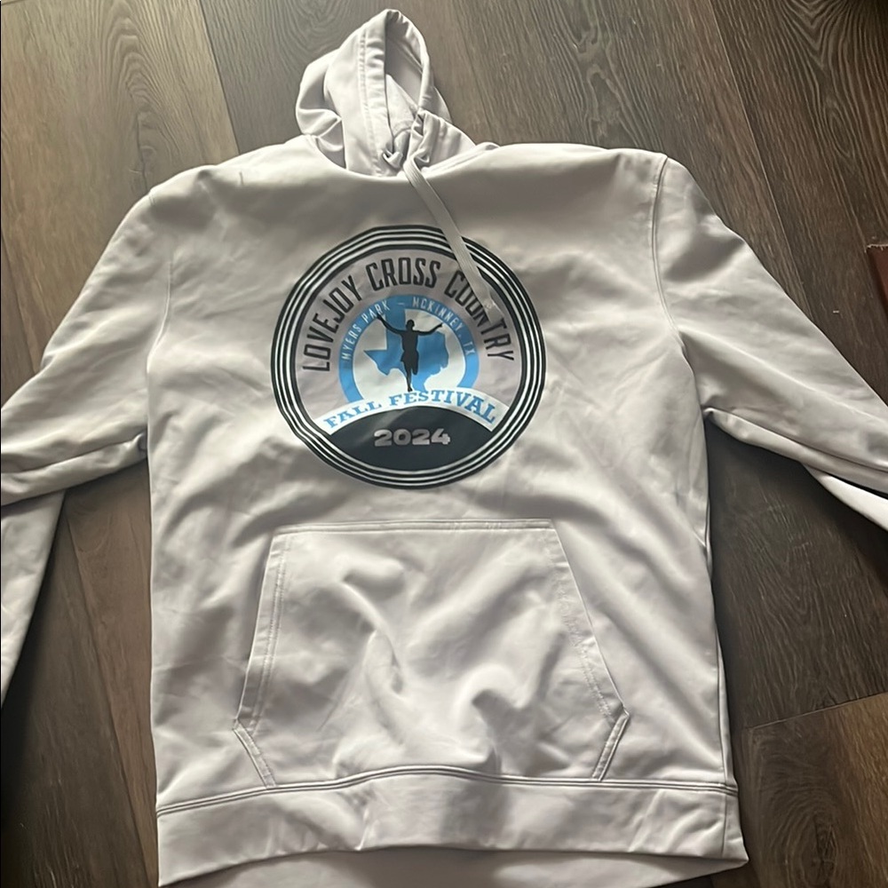 White 'Lovelady Cross Country 2024' Pullover Hoodie